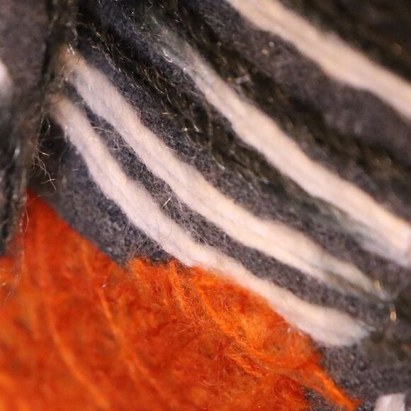 Vintage 1970s Abstract Belted Coat Sz S - Picture 7 of 8